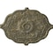 Ekena Millwork Pesaro Ceiling Medallion, Hand-Painted Witch Hazel Crackle, 36"W x 26"H x 1 1/2"P CM36X26PEWHC - alternate 1
